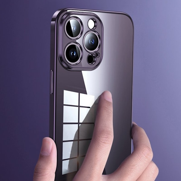 SULADA Mobilskal till iPhone 15 Pro Max TPU Klart Scratch Proof Blå