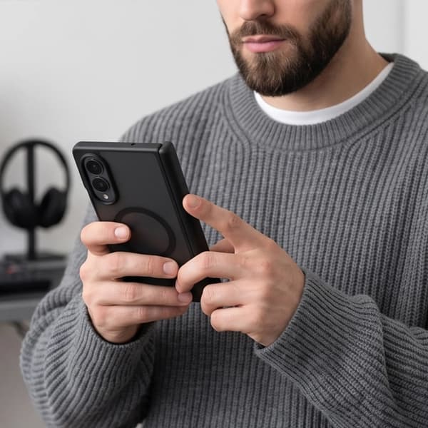 Tech-Protect Mobilskal För Galaxy Z Fold 8 Magsafe Magpeak - Svart