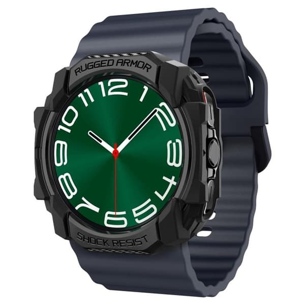 Spigen Samsung Galaxy Watch Ultra (47mm) Etui Rugged Armor - Sort Svart