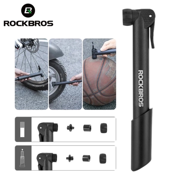 Rockbros Cykelpump - Svart