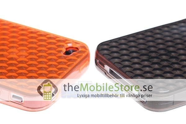 Hexagon FlexiCase Cover til iPhone 4S/4 (LILLA) Lila
