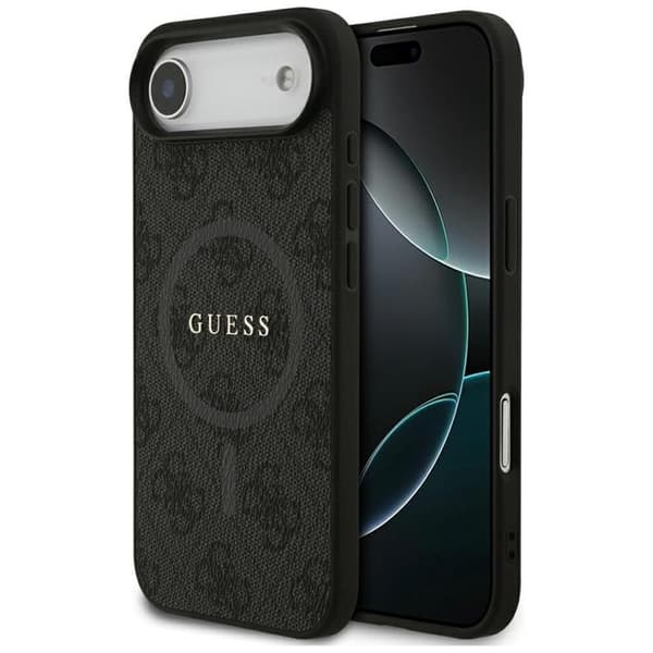 Guess telefontaske til iPhone Air MagSafe 4G Ring Classic Logo - Sort Svart