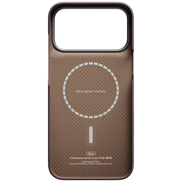 PITAKA Mobilskal För iPhone 18 Pro/17 Pro Magsafe Edge PTK - Lila