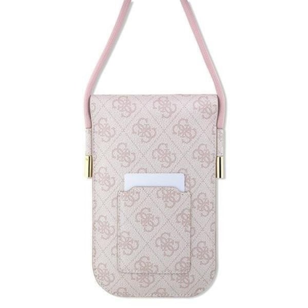 Guess Halsbandsfodral Metall Script Logo - Rosa