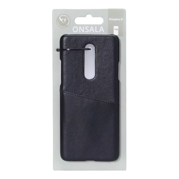 ONSALA Mobilskal Svart med Kortfack Oneplus 8 Svart