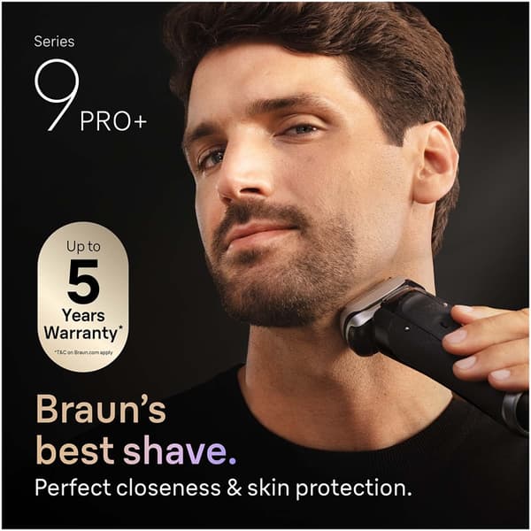 Braun Rakapparat Serie 9 PRO+ 9600s Svart