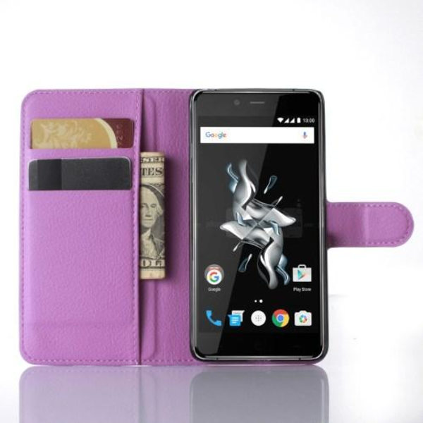 Lychee Plånboksfodral till OnePlus X - Lila Lila