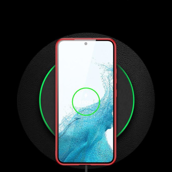 DUX DUCIS Galaxy S22 Plus Skal Yolo Elegant Læder - Rød