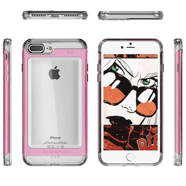 Ghostek Cloak 2 Taske til Apple iPhone 7 Plus - Lyserød Pink