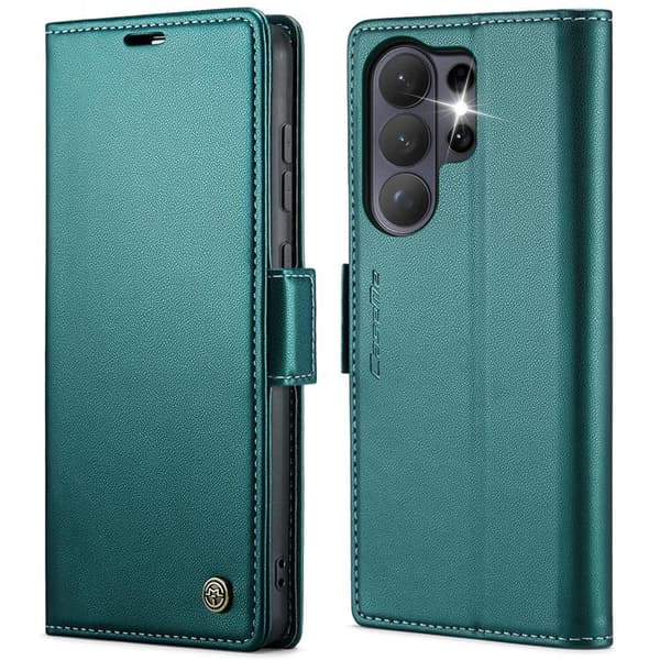 CASEME Galaxy S26 Ultra Plånboksfodral RFID Blocking Grön