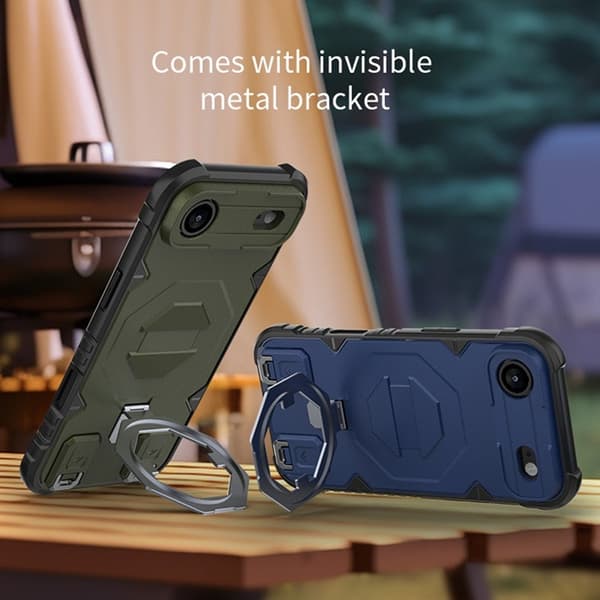 Mobilskal till iPhone Air MagSafe Kickstand Med snodd - Grön Grön
