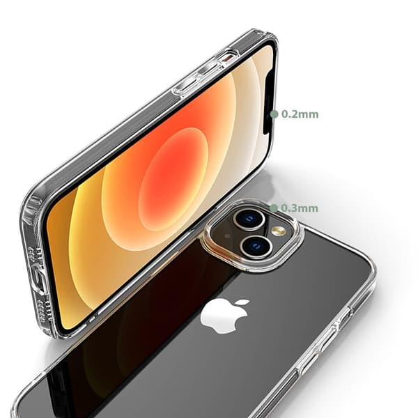 Tech-Protect iPhone 14 Skal Flexair Hybrid - Klar Transparent