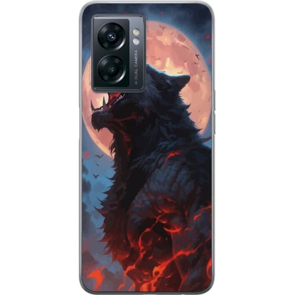 Telefontaske til OnePlus Nord N300 med Howling Wolf