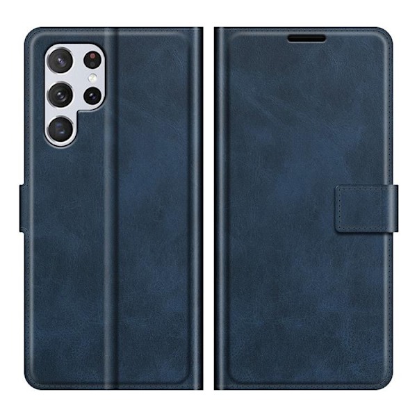 Flip Folio Fodral Galaxy S22 Plus - Blå Blå