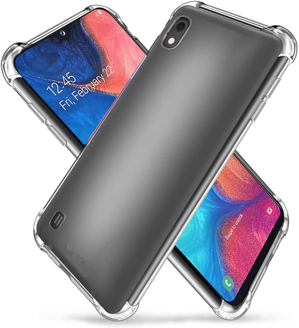 Flexicase-kuori Samsung Galaxy A10 - läpinäkyvä Transparent