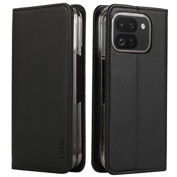 ABEEL Google Pixel 9 Pro Plånboksfodral RFID-Skydd Konstläder Svart