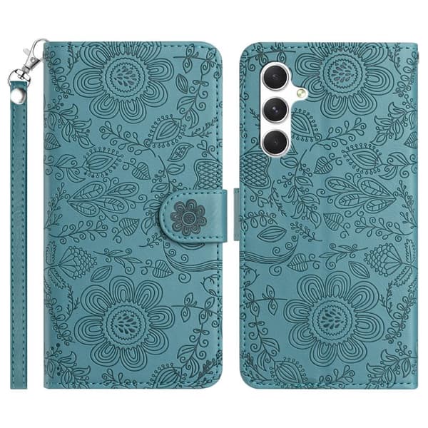 Plånboksfodral för Samsung Galaxy S26 Plus Konstläder - Svartgrön