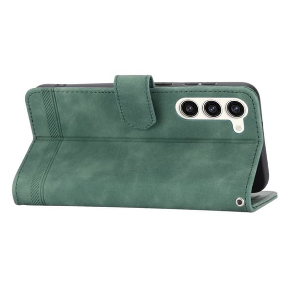 DIERFENG DF-03 Plånboksfodral till Samsung Galaxy S23+ - Konstläder - Grön