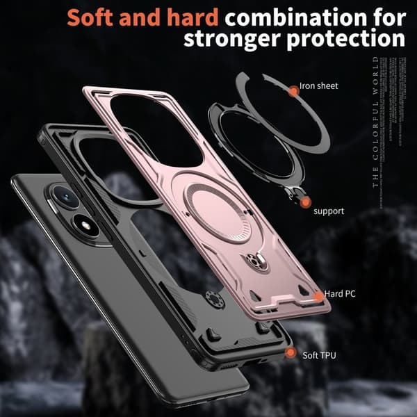 Mobilskal till Xiaomi Redmi Note 14 Pro 5G Plast MagSafe Skydd - Roséguld