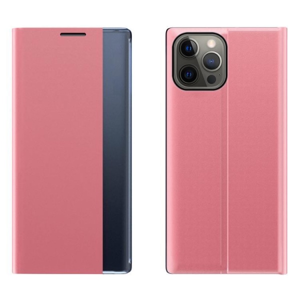 Sleep Case med Smart Window iPhone 13 Pro Max - Pink Pink