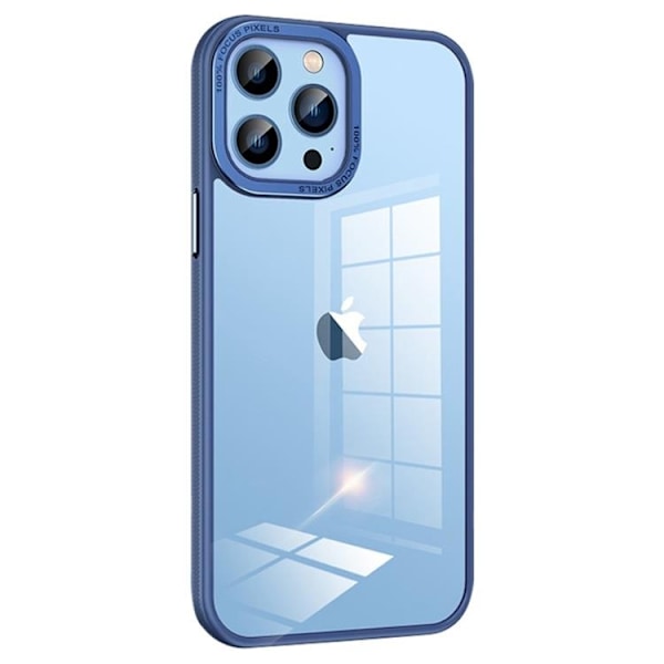 iPhone 14 Pro Skal Kameraram i Metall - Mörkblå