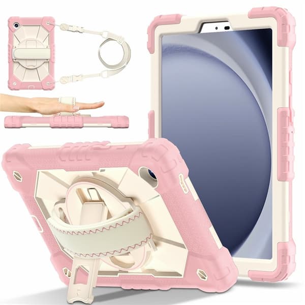 Mobilskal till Galaxy Tab A11 Kickstand Roséguld