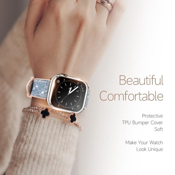 DUX DUCIS Apple Watch 7 41mm Skal Somo Flexible - Silver Silver