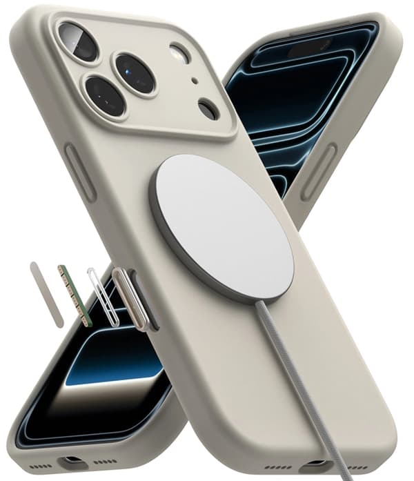 Ringke Mobilskal För iPhone 18 Pro Max Magsafe Magnetic Silikon - Stone