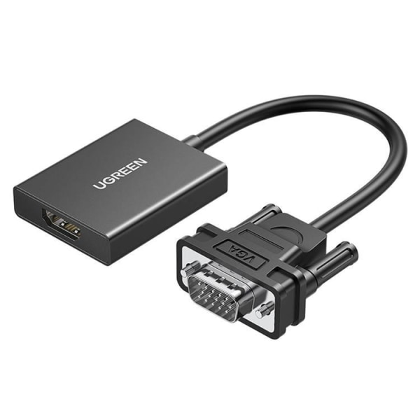 Ugreen HDMI-kaapeliadapteri - HDMI 0,15 m - Musta