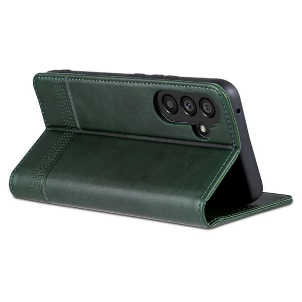 AZNS Samsung Galaxy A35 5G Plånboksfodral Konstläder - Grön