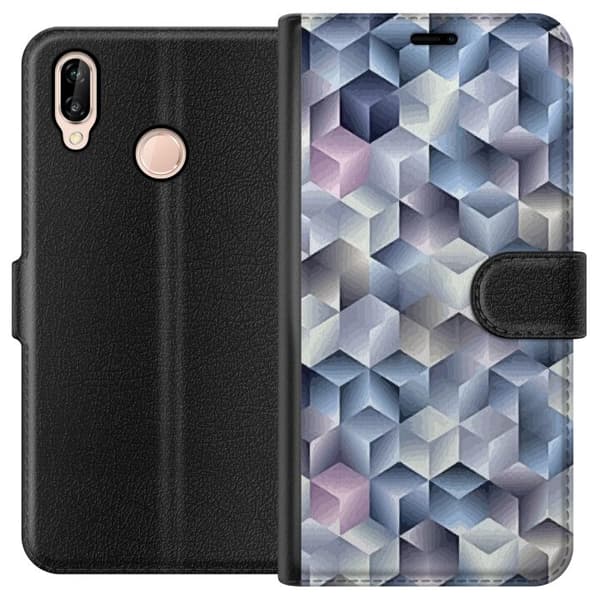 Plånboksfodral till Huawei P20 lite med Cyklon