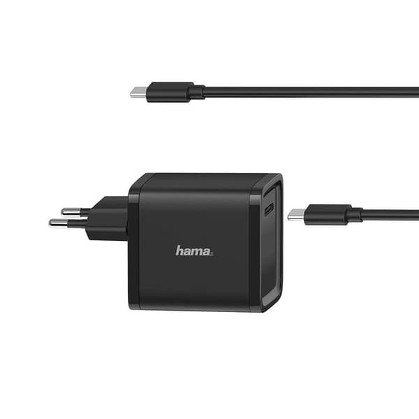 HAMA Strømforsyning Bærbar USB-C 100-240V 5-20V/45W