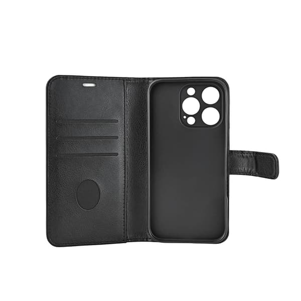 Radicover iPhone 16 Pro Max Plånboksfodral RFID Strålningsskydd - Svart Svart
