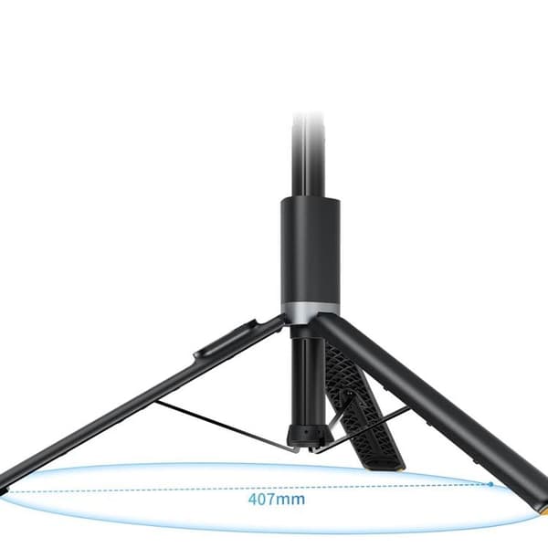 Tech-Protect Selfie Stick Stativ Bluetooth LOS8 - Sort Svart