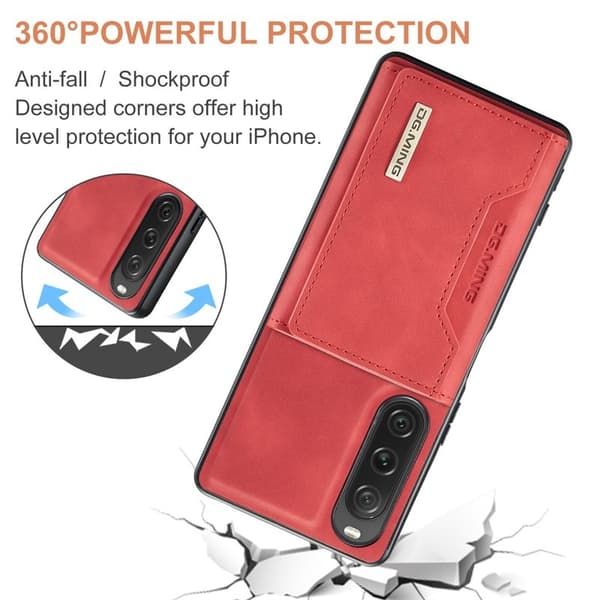 DG.MING M2 Series Mobilskal till Sony Xperia 10 V Shockproof Röd