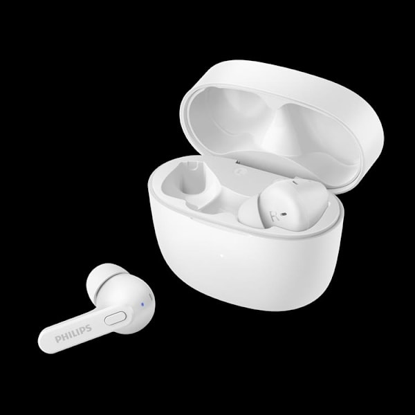 PHILIPS True Wireless In-Ear-Hörlurar, IPX4-Klass - Vit