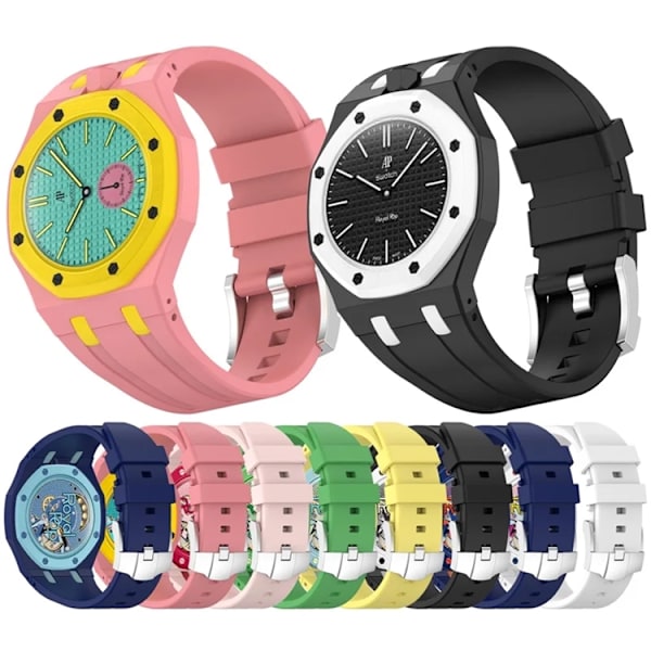 Swatch Royal Pop Silikonarmband - Gul/Ljusblå Gul