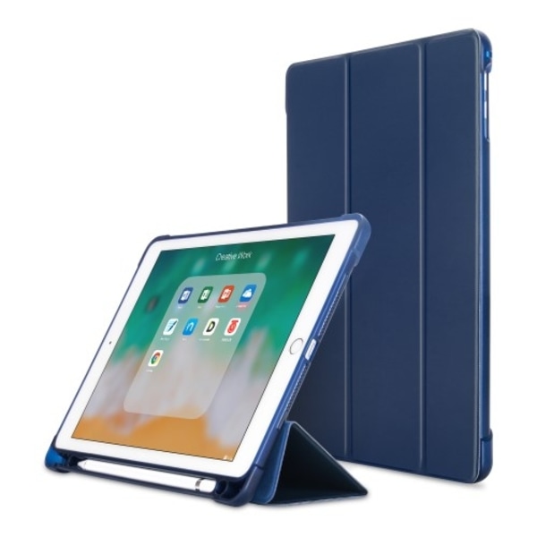 iPad 9.7 (2017/2018/Air/Air2) Etui Tri-fold - Blå Blå