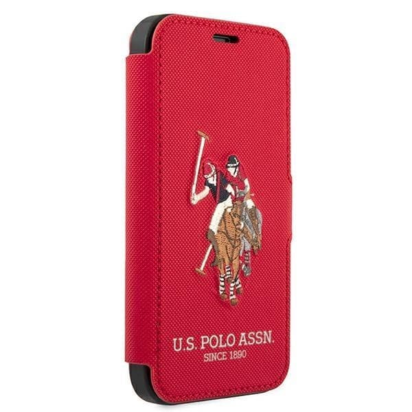 US Polo Polo Embroidery Collection Cover iPhone 12 Mini - Rød Red