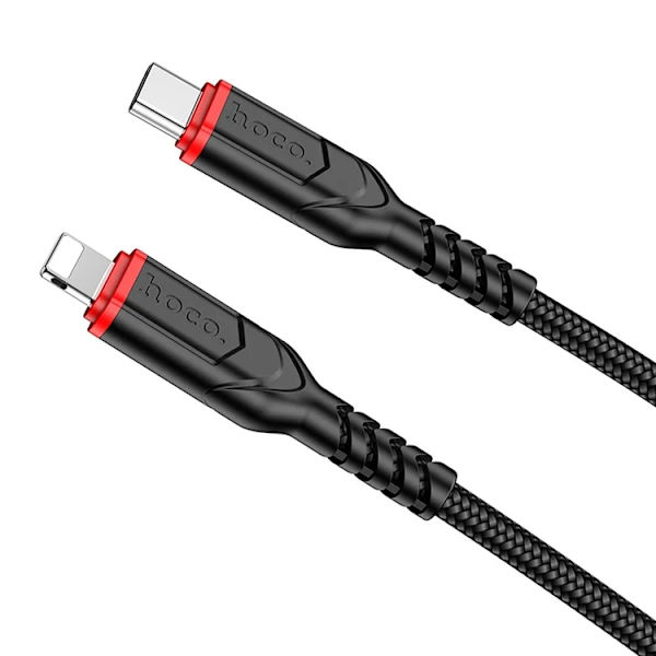 HOCO USB-C til Lightning-kabel PD 3A 20W X59 1 m sort