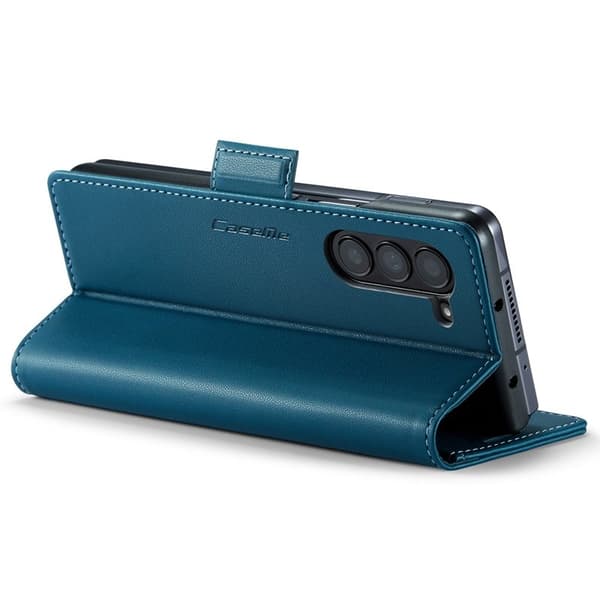 CASEME Plånboksfodral Konstläder för Samsung Galaxy Z Fold5 5G - Blå