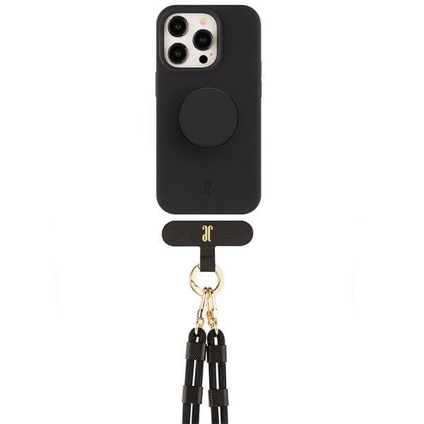 Just Elegance Mobilskal till iPhone 15 Pro 3in1 PopGrip - Svart