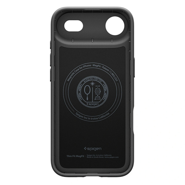 Spigen telefontaske til iPhone 17 Magsafe Thin Fit - Sort Svart