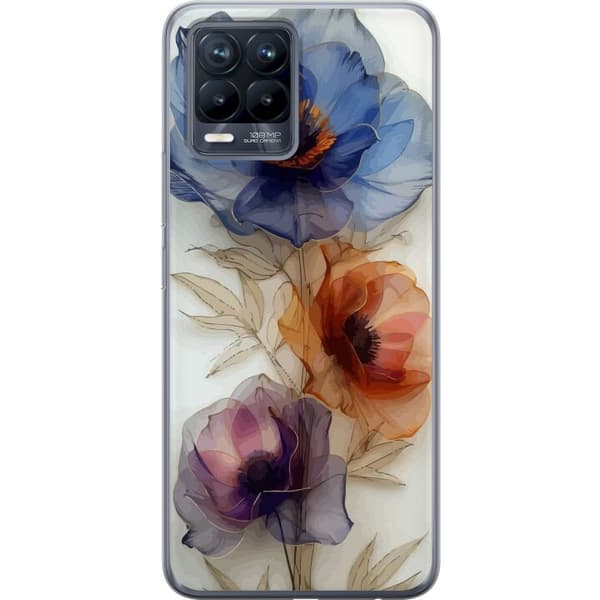 Mobilskal till Realme 8 med Silkesblommor
