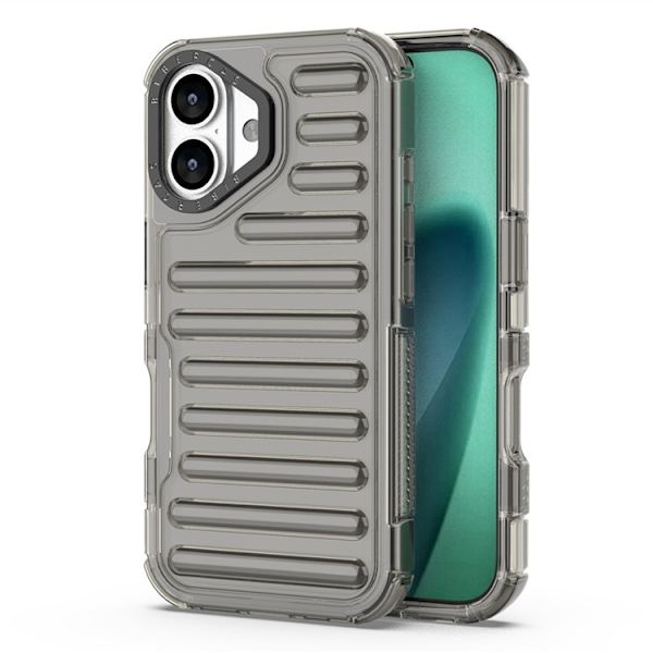 Mobilskal till iPhone 17 Stripe Design Detachable - Grå Grå