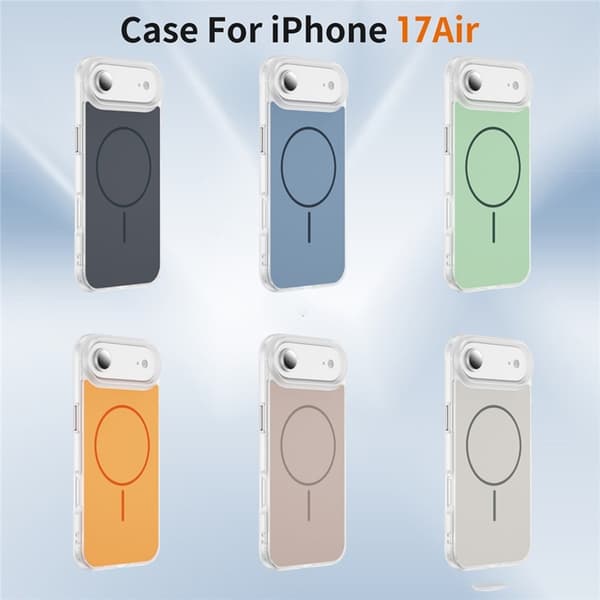 Mobilskal till iPhone Air MagSafe Skin Touch TPU PC - Grön Grön