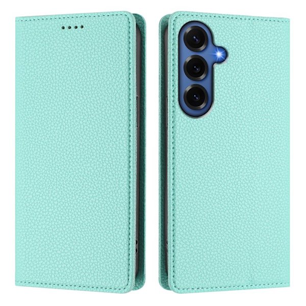 Plånboksfodral för Samsung Galaxy S26 Plus RFID Blocking Konstläder - Mintgrön