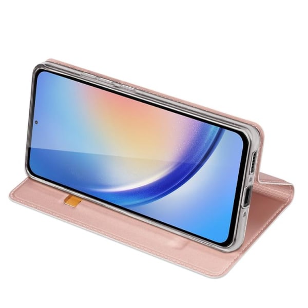 Dux Ducis Galaxy A35 5G Wallet Case Skin Pro med klap - Pink