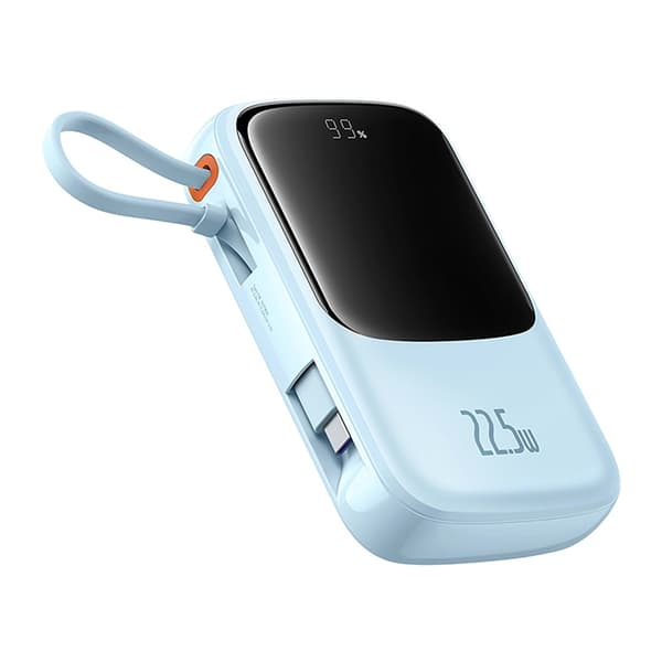 Baseus Powerbank 10000 mAh 22.5W USB-C Qpow Pro Plus - Blå