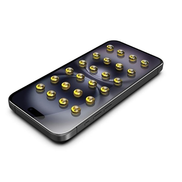 LIVSTIDSGARANTI - BOOM iPhone 15 Plus/16 Plus Härdat Glas Skärmskydd - 2 Pack